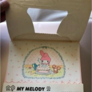 Sanrio My Melody Pink and White envelopes 3 left for collectors 1976